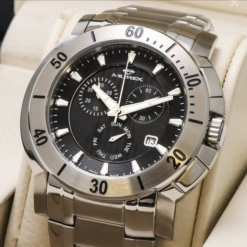 Murex • Swiss Chronograph Watch • Stainless Steel Quartz • 48mm • 5ATM • MUC578