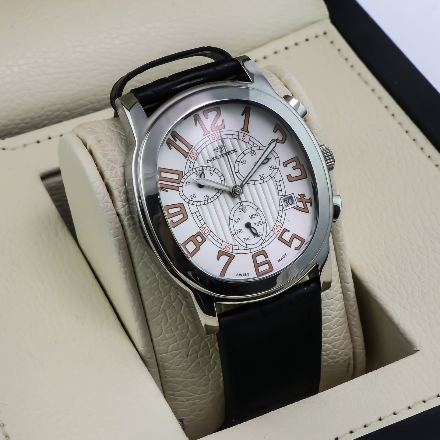MUREX • Swiss Chronograph Watch • Quartz • 41.85x50mm • Date 3ATM • ISC701