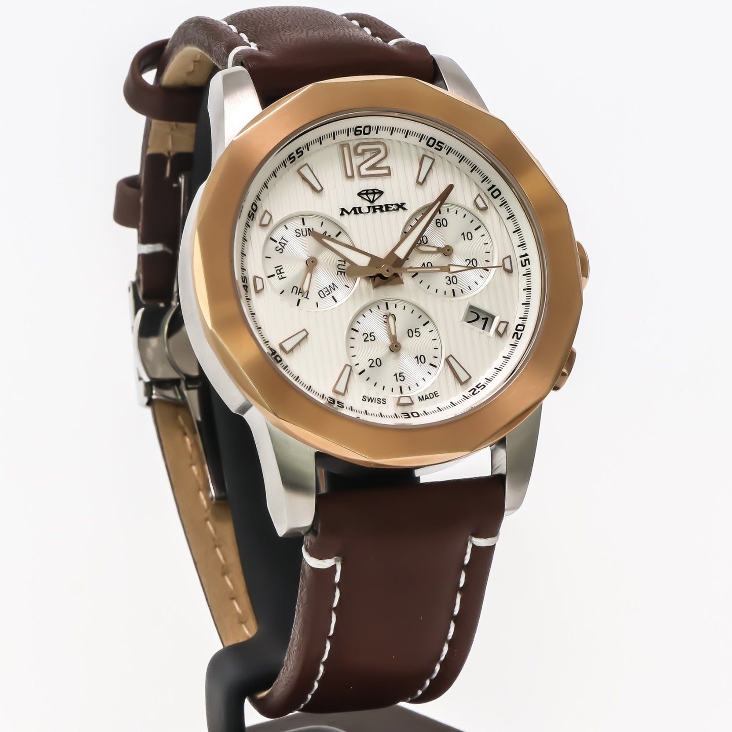 Murex • Swiss Chronograph Watch • Stainless Steel • Quartz • 44.7mm • MUC605