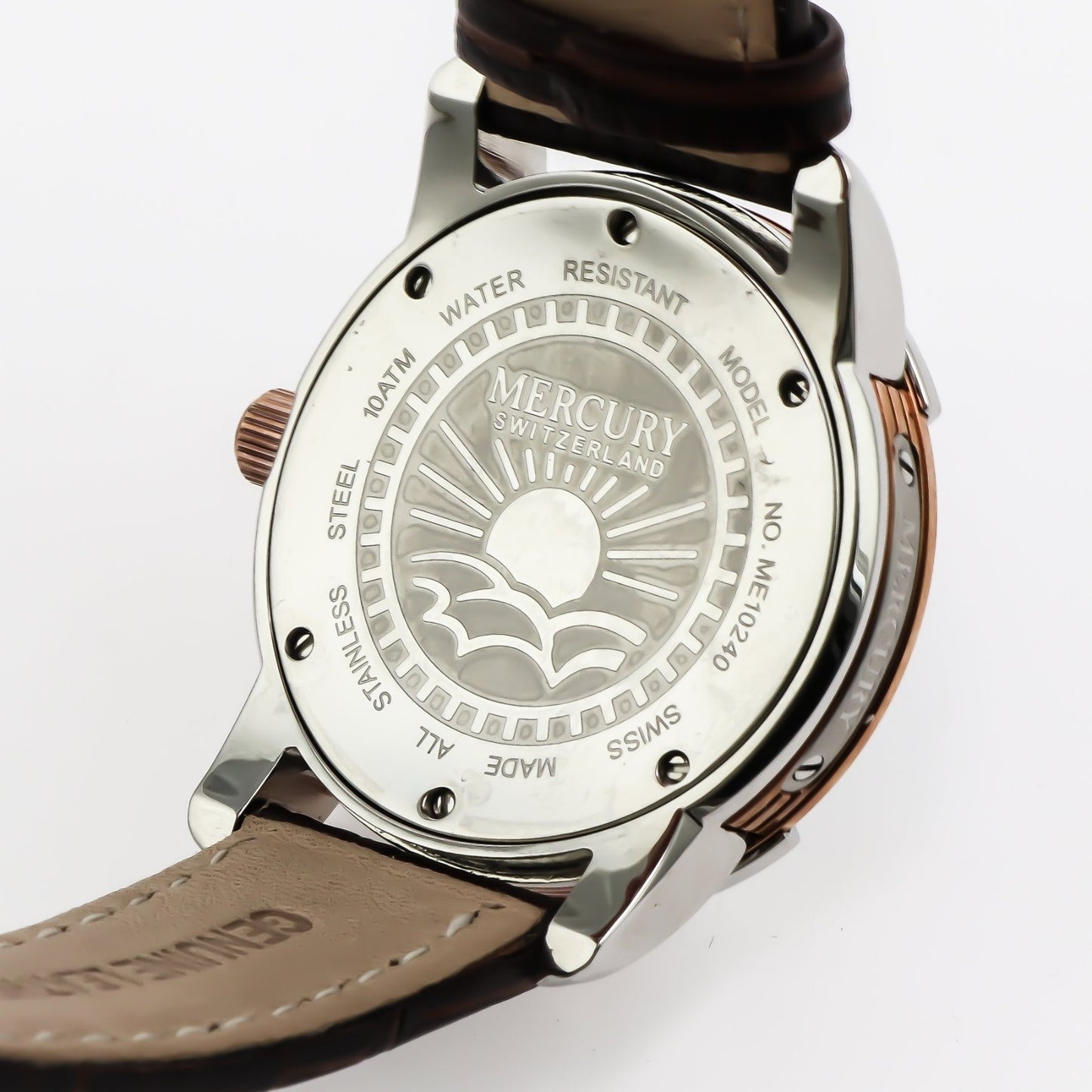 Mercury • Swiss Watch • Stainless Steel Quartz • 38.5mm • 10ATM • ME10240