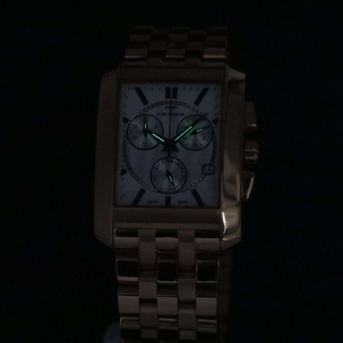 Murex • Swiss chronograph Watch • Stainless Steel • 46x33 mm 3ATM • ISC842-RR-1