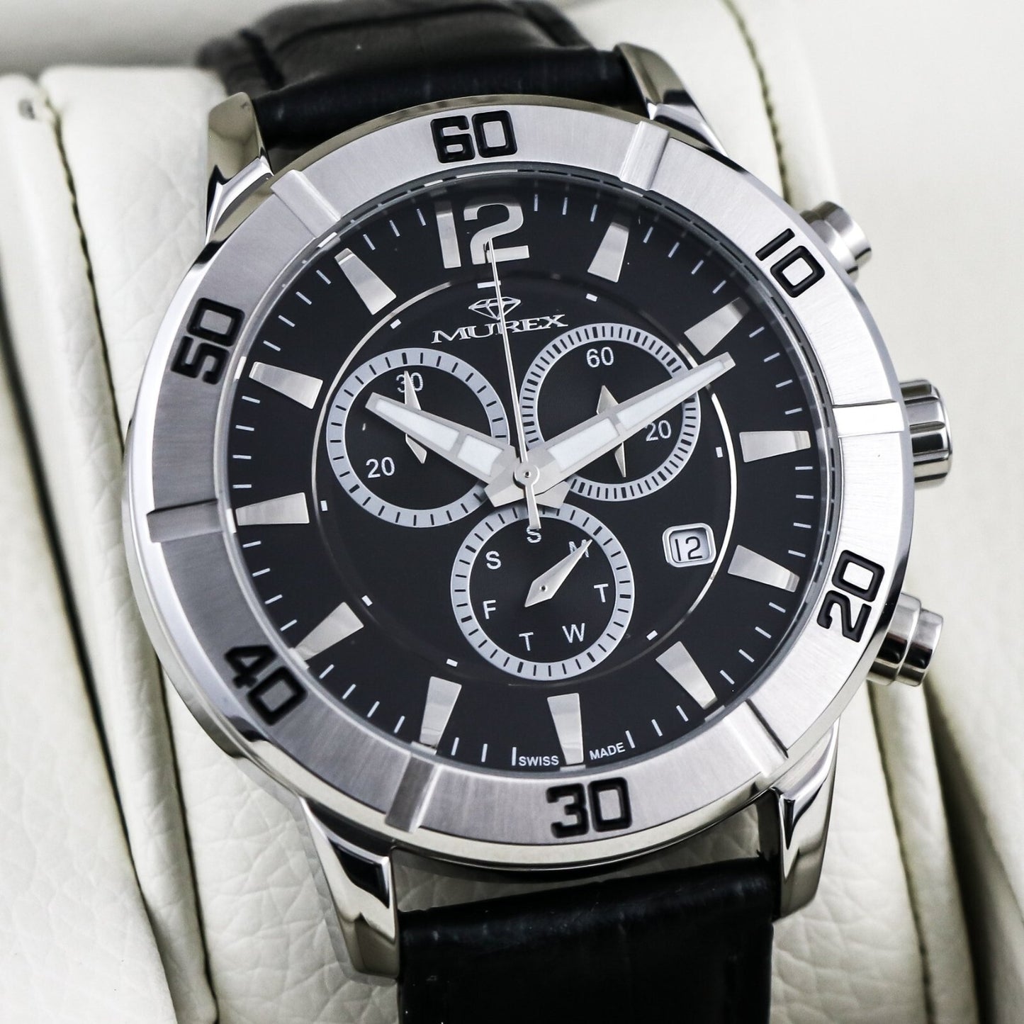 Murex • 45mm • Swiss Chronograph Watch • Date SubDay • WR50M • MUC526-SL-3