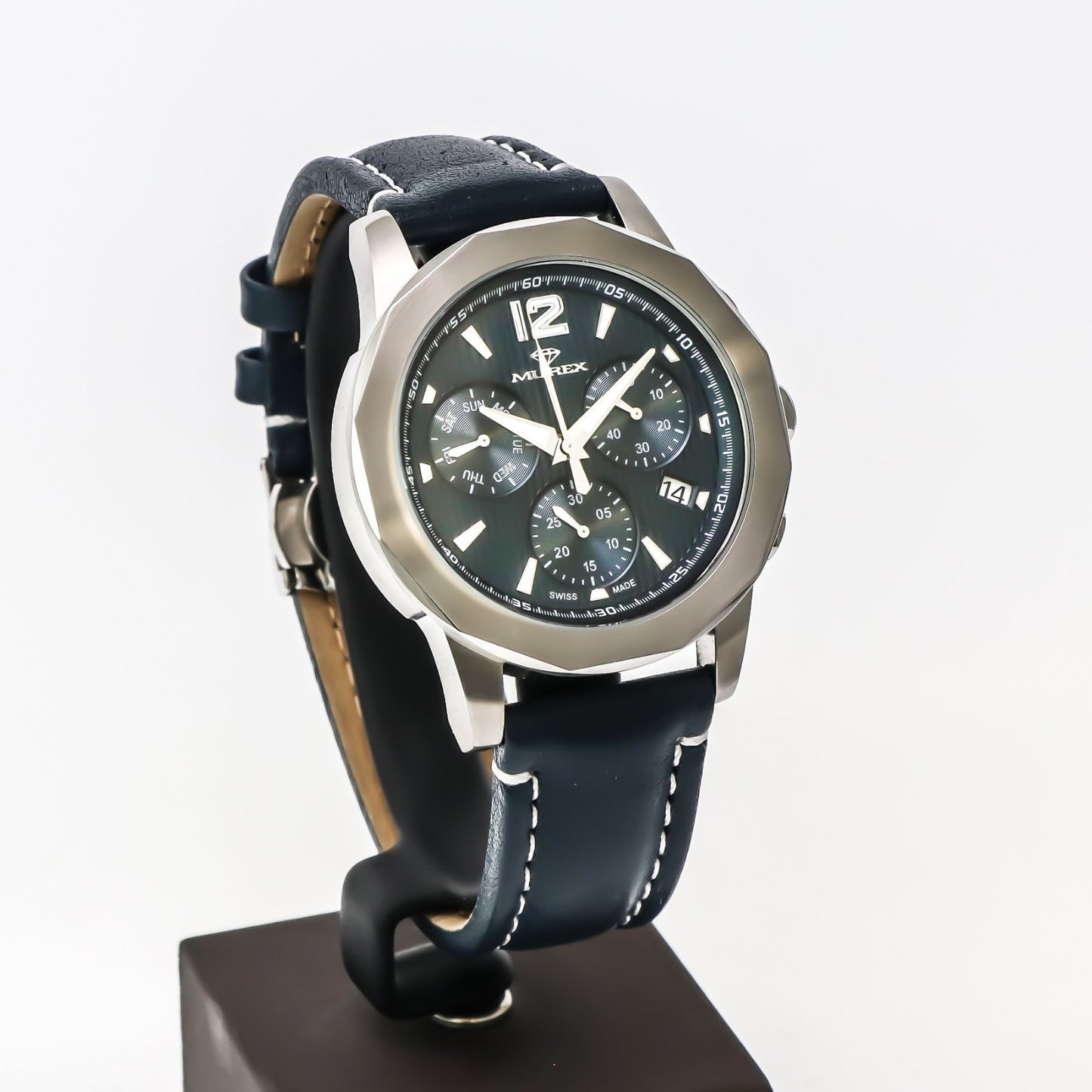 Murex • Swiss Chronograph Watch • Stainless Steel Quartz 44.7mm • 5ATM • MUC605