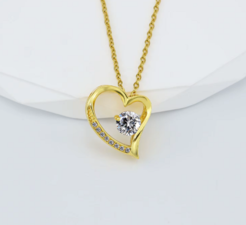 Heart Classic Zircon • Forever Love • Stainless Steel Jewelry Necklace