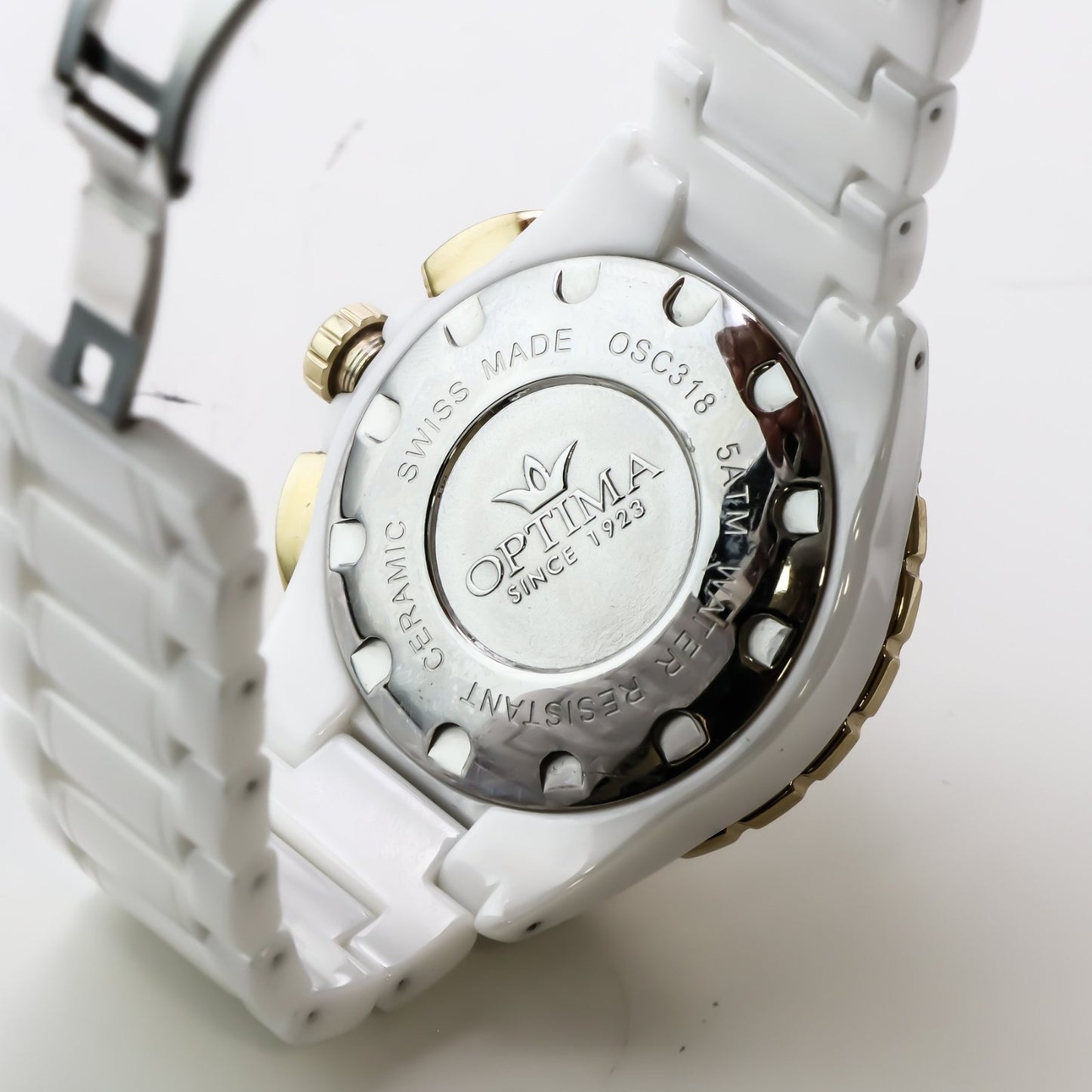 Optima • Swiss Chronograph Watch • Stainless Steel • 43mm • Quartz • 5ATM