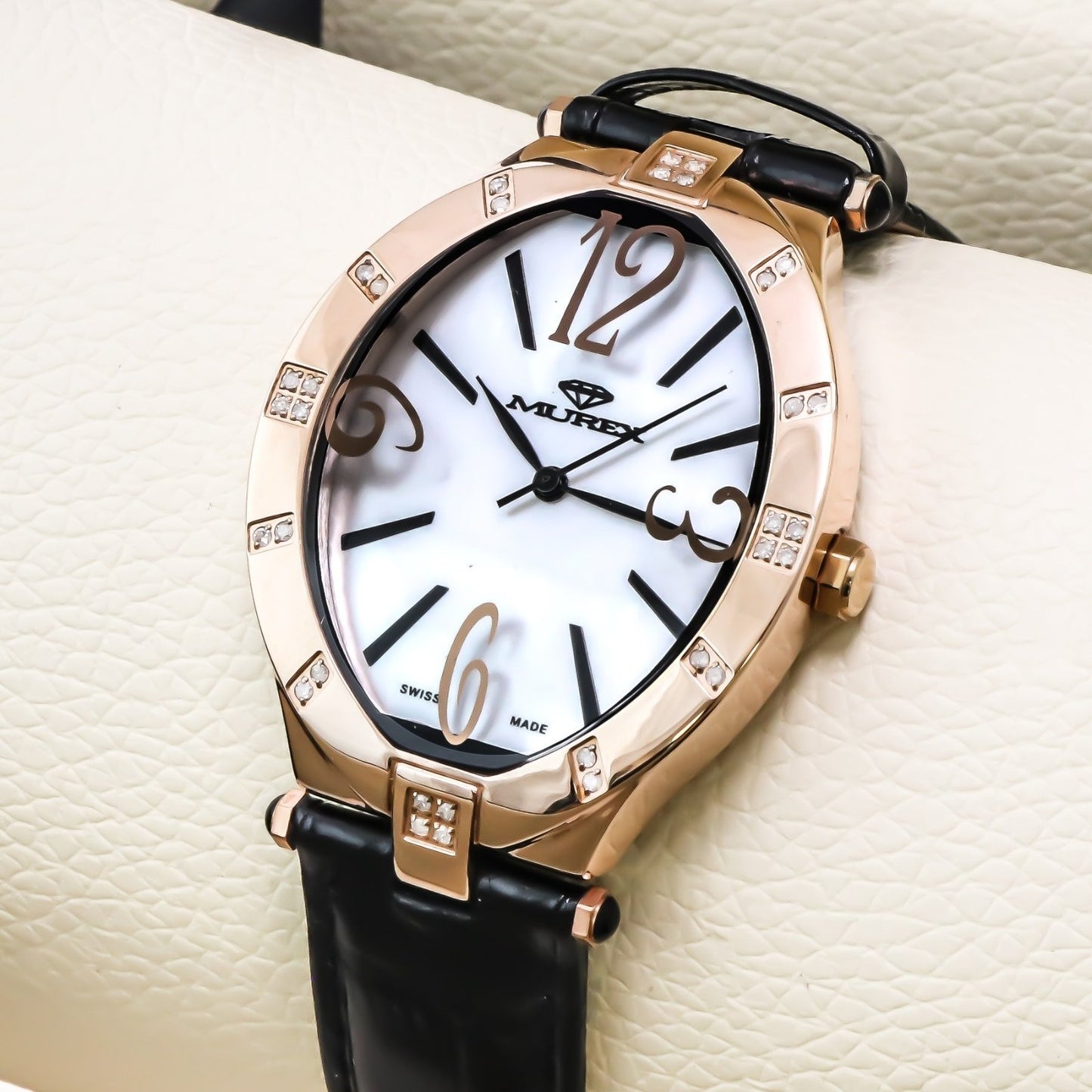 Murex • Swiss Diamond Watch • 32 SI White Diamonds .18ct • 34x41 mm • RSL815