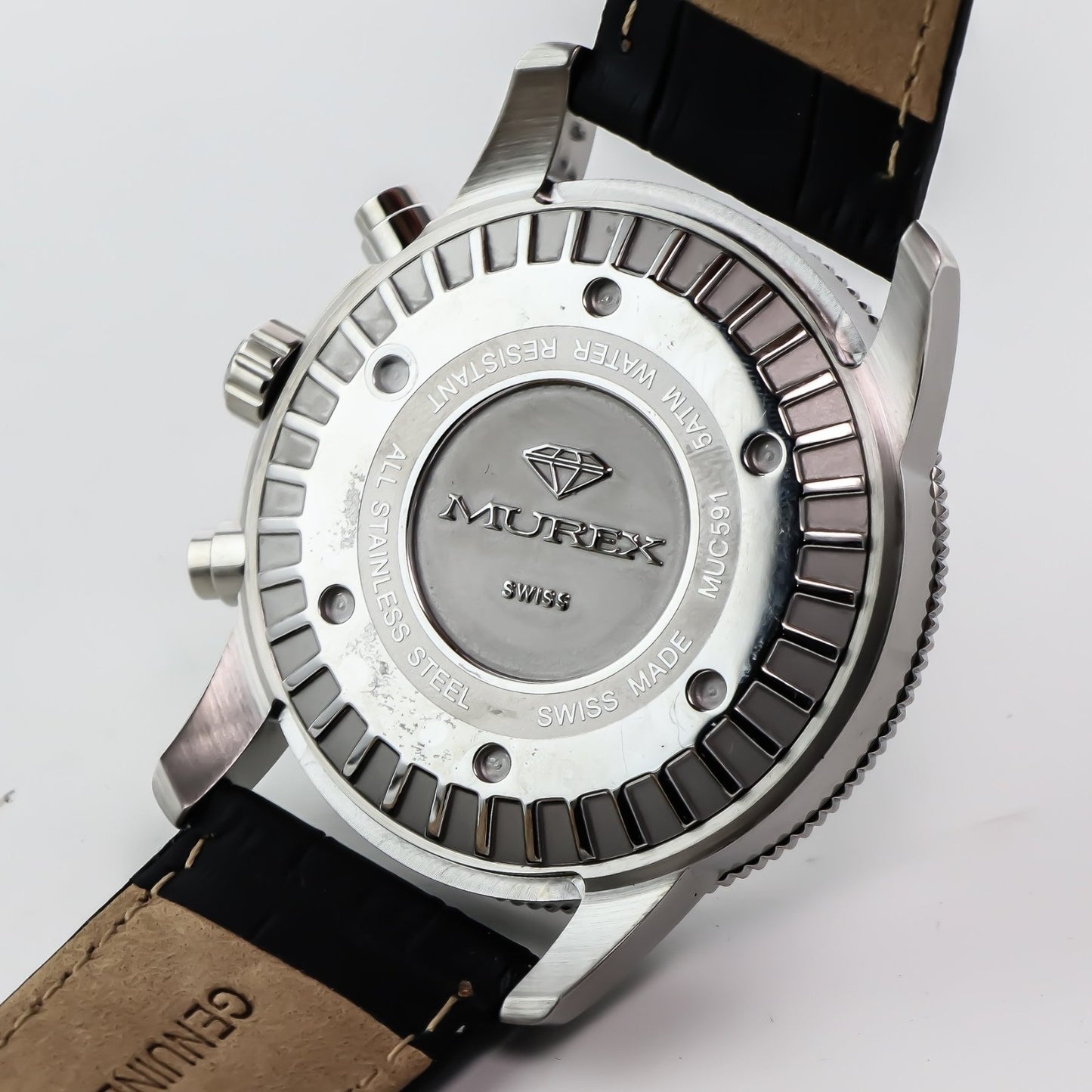 Murex • Swiss Chronograph Watch • Stainless Steel • Quartz • 44.5mm • MUC591