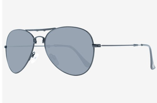 AVIATOR Sunglasses • AVGSR 635BKS • 100% UVA UVB • Foldable Full Rim • 59•49•145