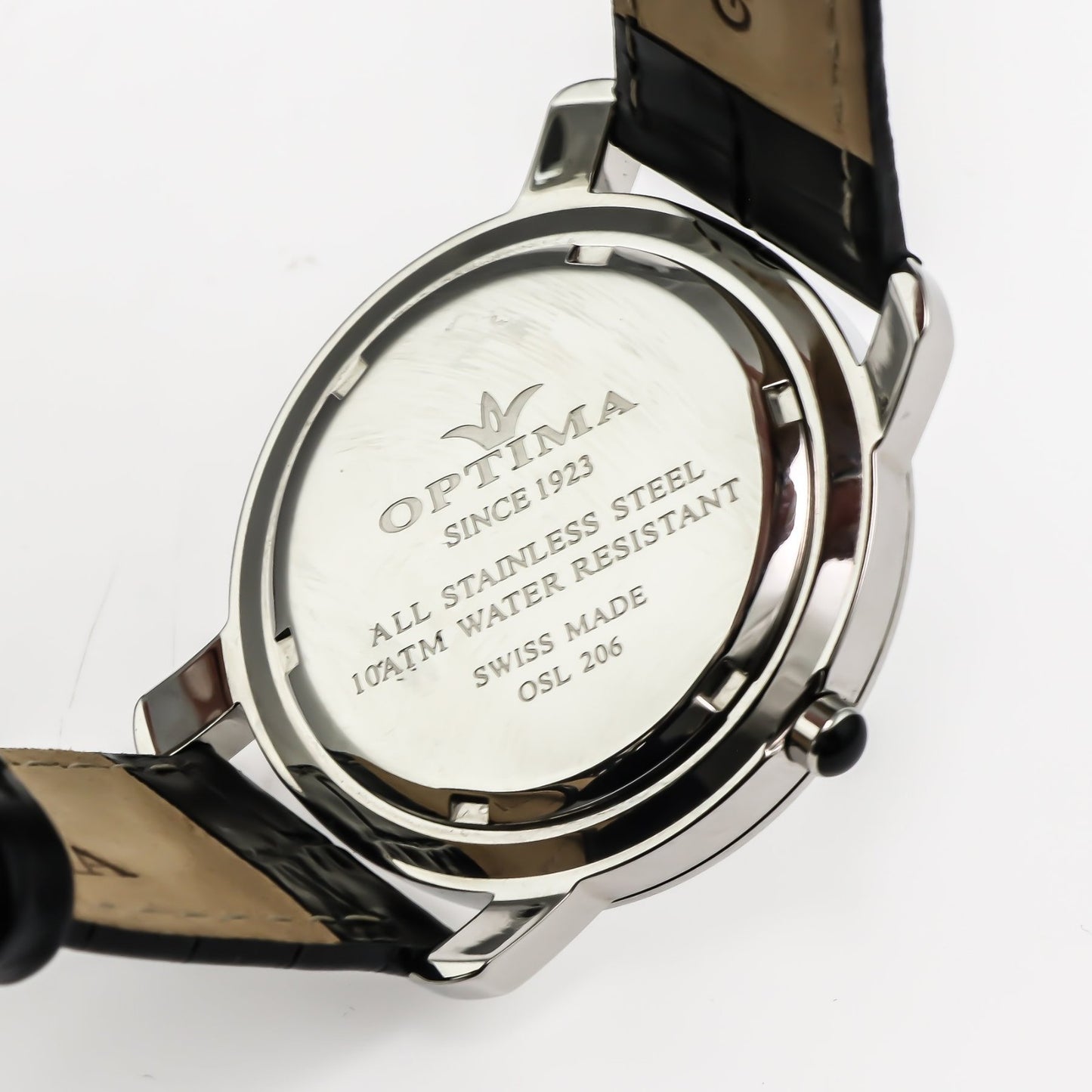Optima • Swiss Watch • Stainless Steel • 38mm • Quartz • 10ATM • OSL206