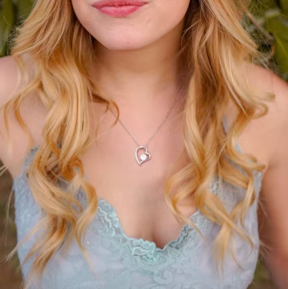 Heart Classic Zircon • Forever Love • Stainless Steel Jewelry Necklace