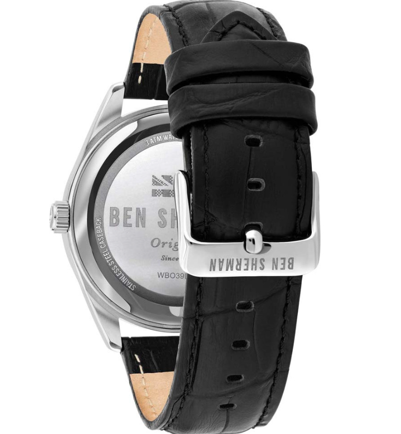 Ben Sherman Men Watch • Spitalfields Heritage • 43mm • Quartz • 3ATM • WB039BB