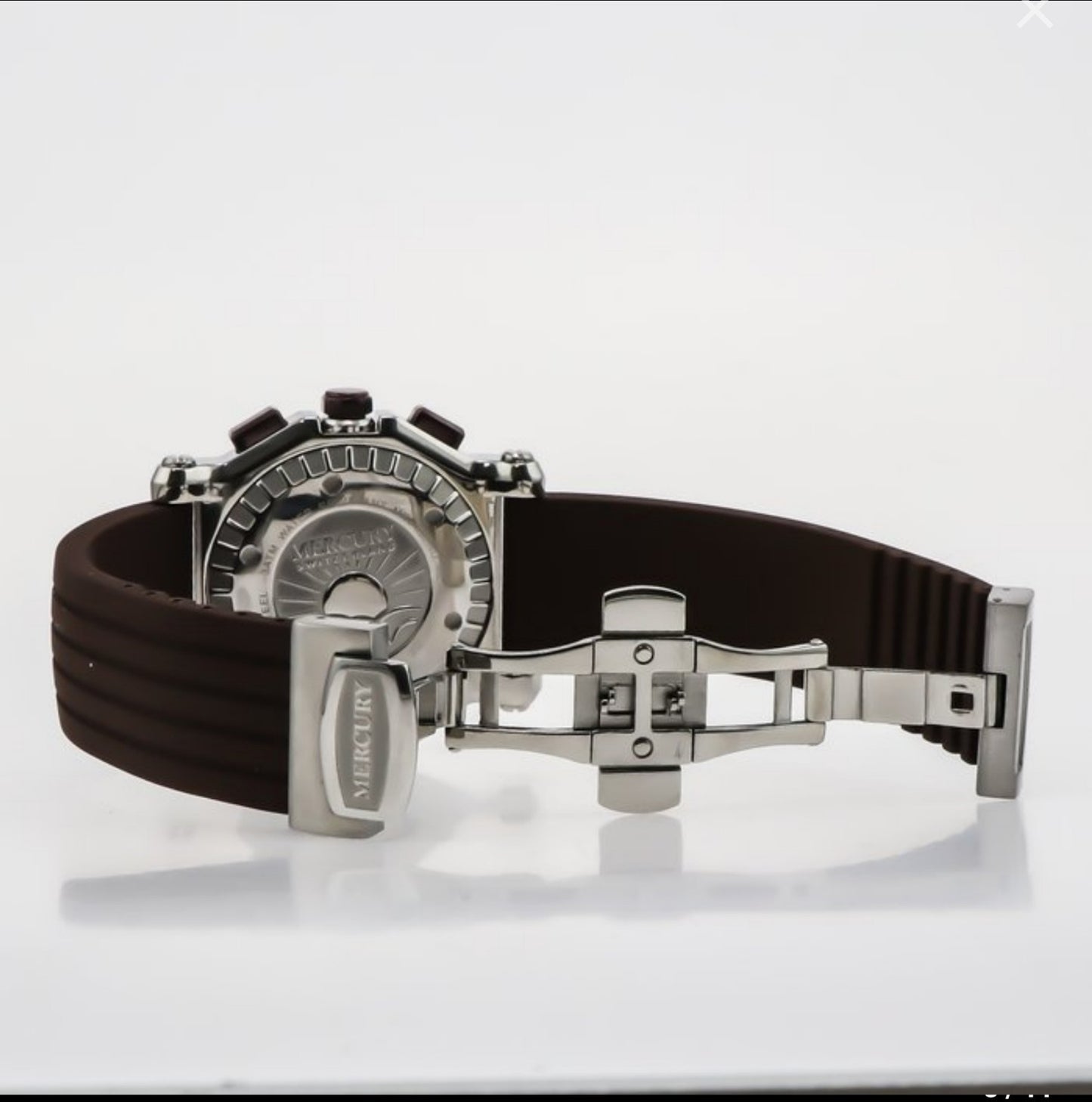 Mercury • Swiss Chronograph Watch • Stainless Steel Quartz 42.5mm • 3ATM ME1075