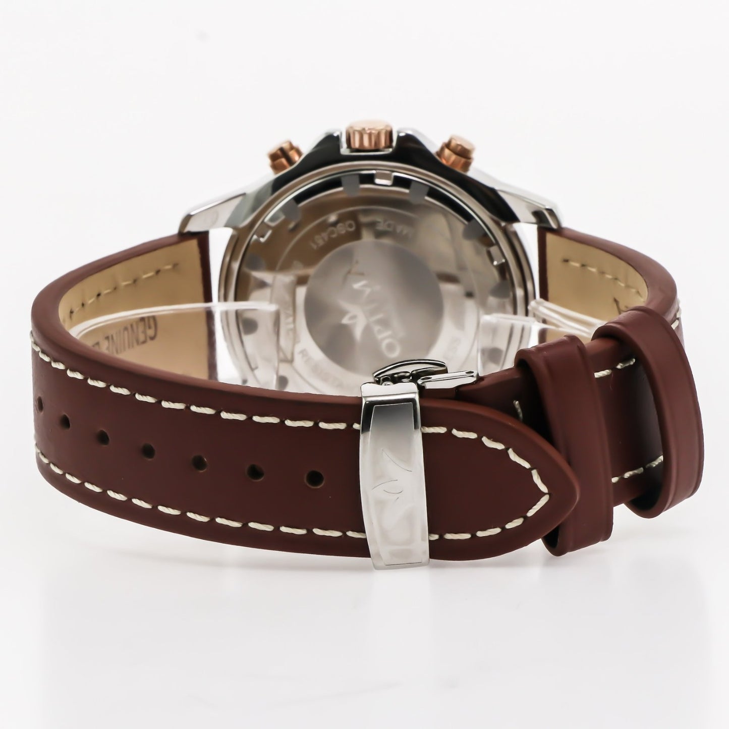 Optima • Swiss Chronograph Watch • Stainless Steel • Quartz • 46.45mm • 5ATM