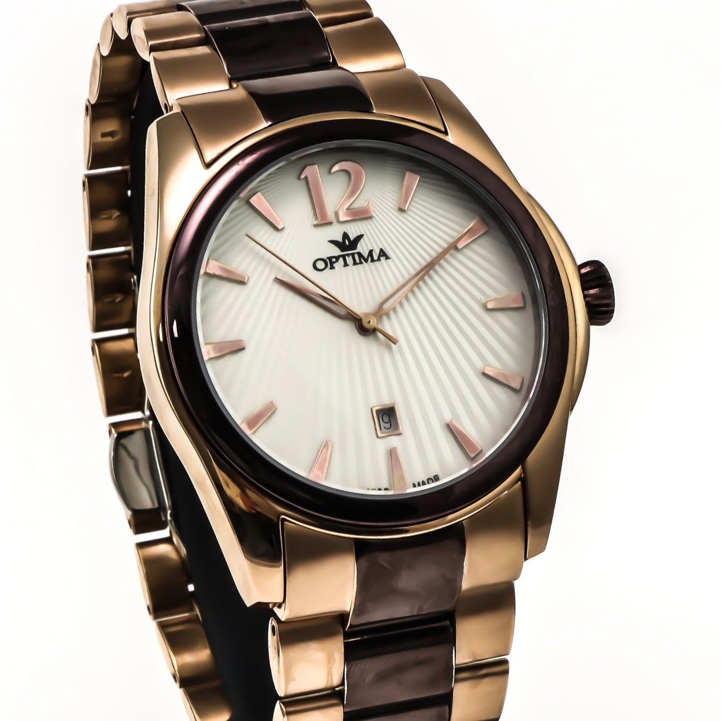 Optima • Swiss Watch • Stainless Steel • 44mm • Quartz • 3ATM • OSM247