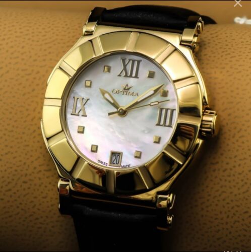 OPTIMA • 38mm • Swiss Women's Watch • OSL300-GL-7 • PVD Gold • WR50M