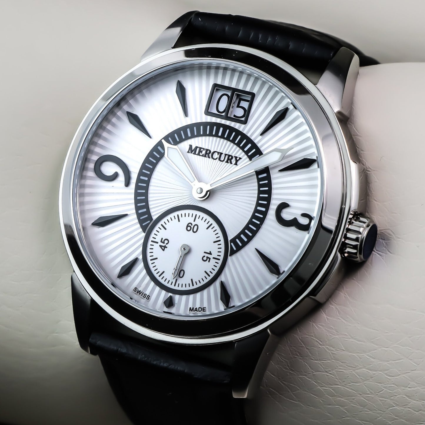 Mercury • 44mm • Swiss Watch • SubSeconds • WR50M • ME365-SL-1 • Mens