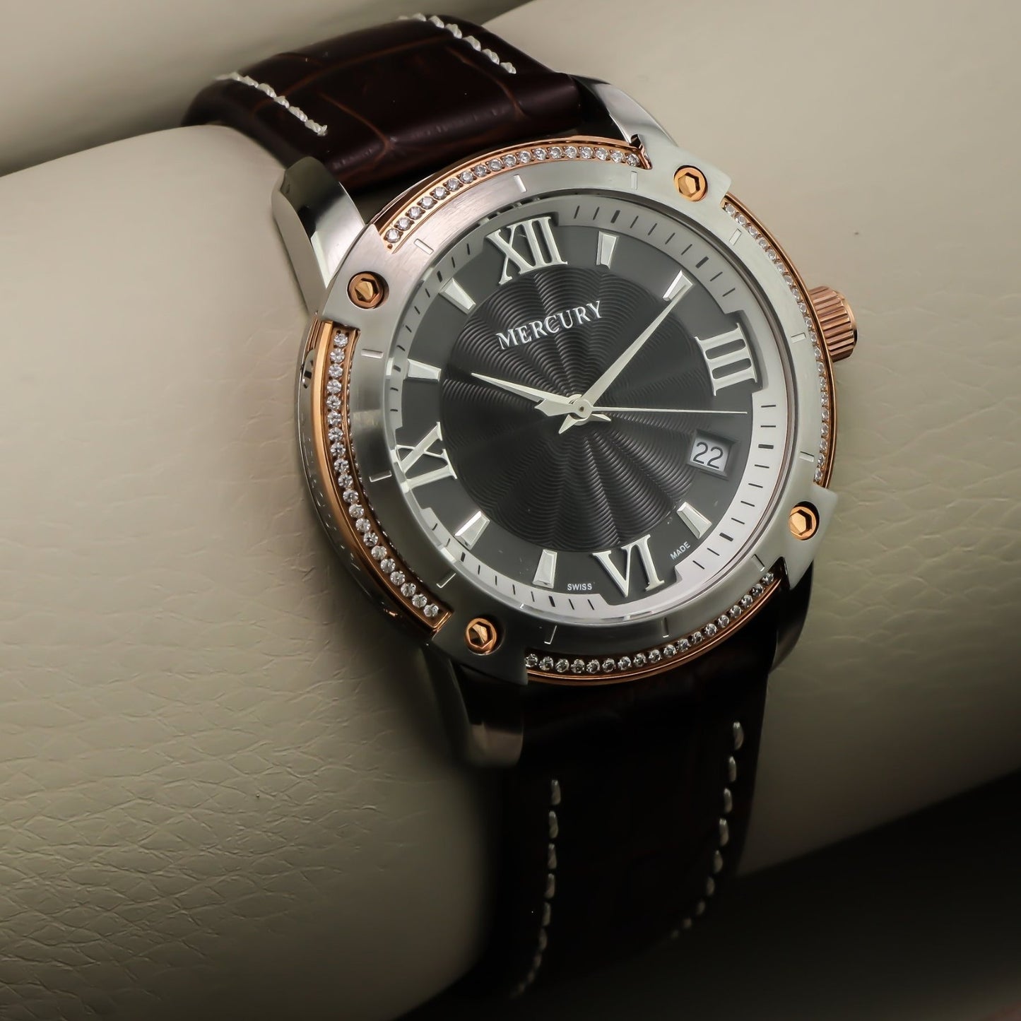 Mercury • Swiss Watch • Stainless Steel Quartz • 38.5mm • 10ATM • ME10240