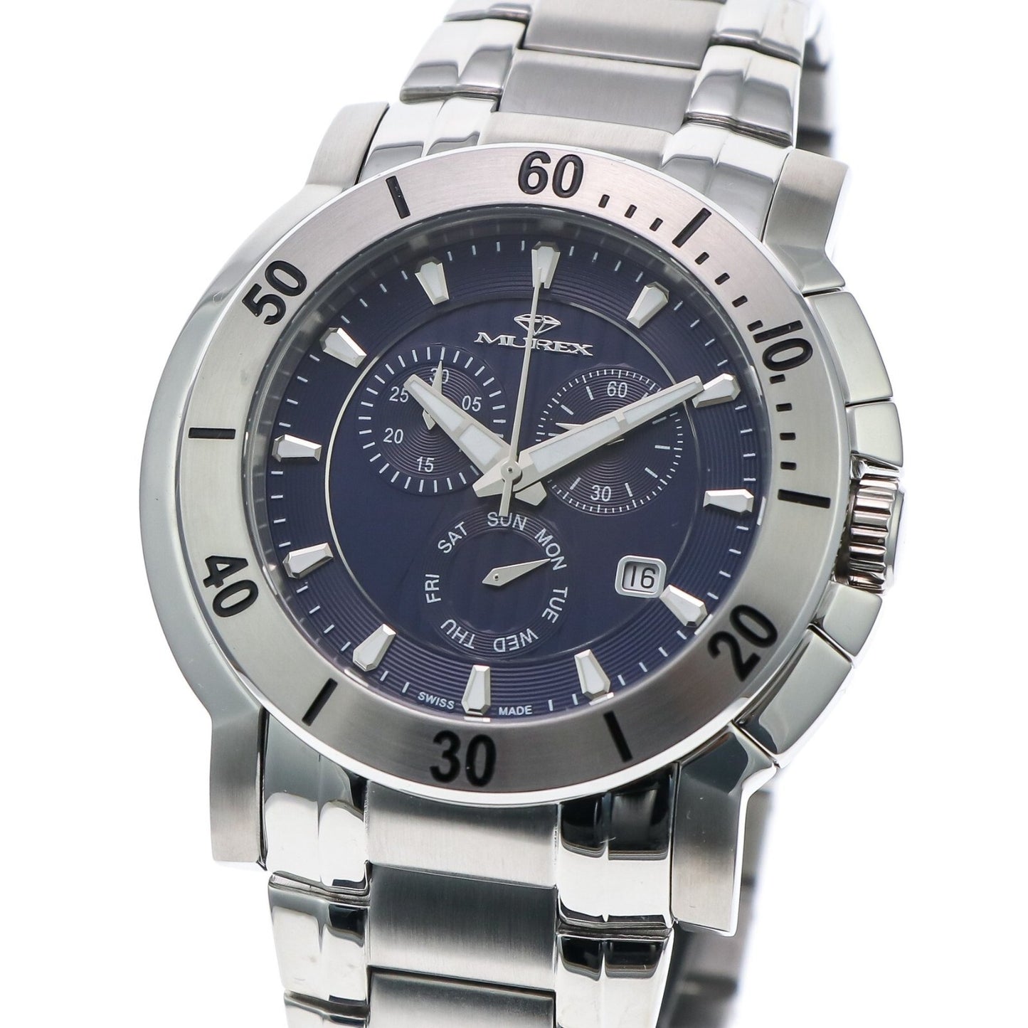 Murex • Swiss Chronograph Watch • Stainless Steel • Quartz 48mm • 5ATM • MUC578