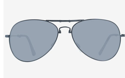 AVIATOR Sunglasses • AVGSR 635BKS • 100% UVA UVB • Foldable Full Rim • 59•49•145