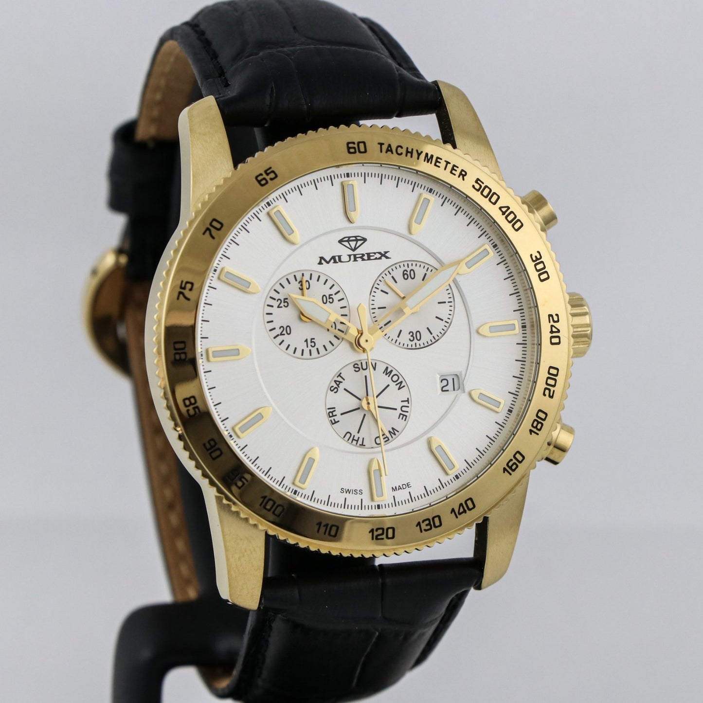 Murex • Swiss Chronograph Watch • Stainless Steel • Quartz • 44.5mm • MUC591