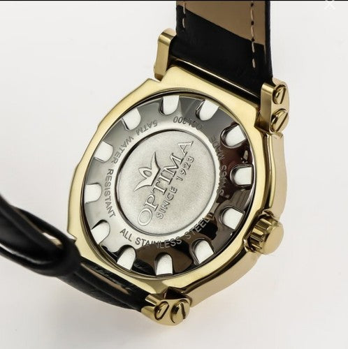 OPTIMA • 38mm • Swiss Women's Watch • OSL300-GL-7 • PVD Gold • WR50M