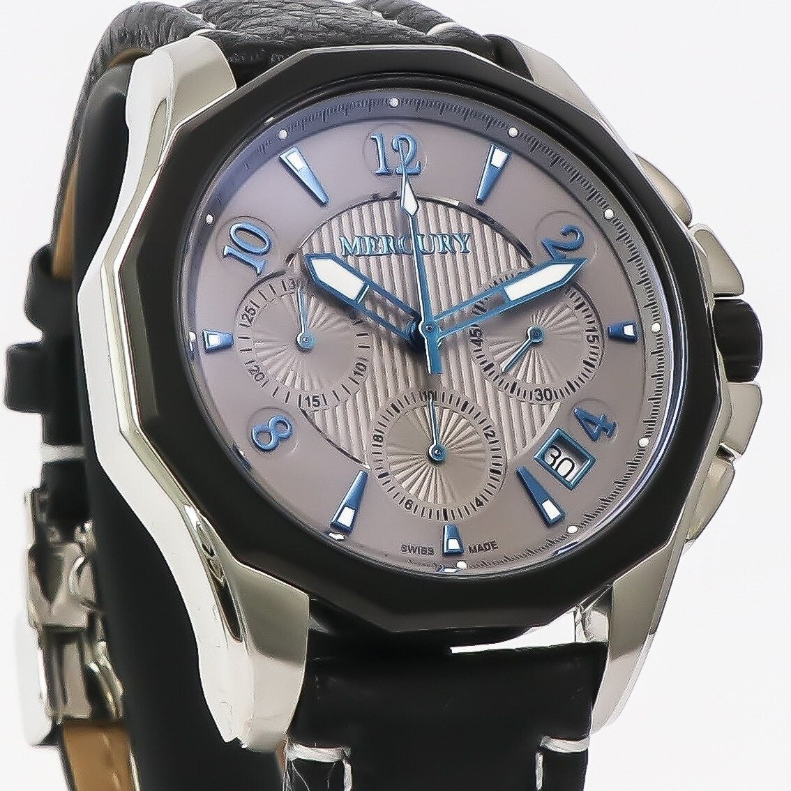 Mercury • Swiss Chronograph Watch • Stainless Steel Quartz • 45mm • 5ATM • ME350
