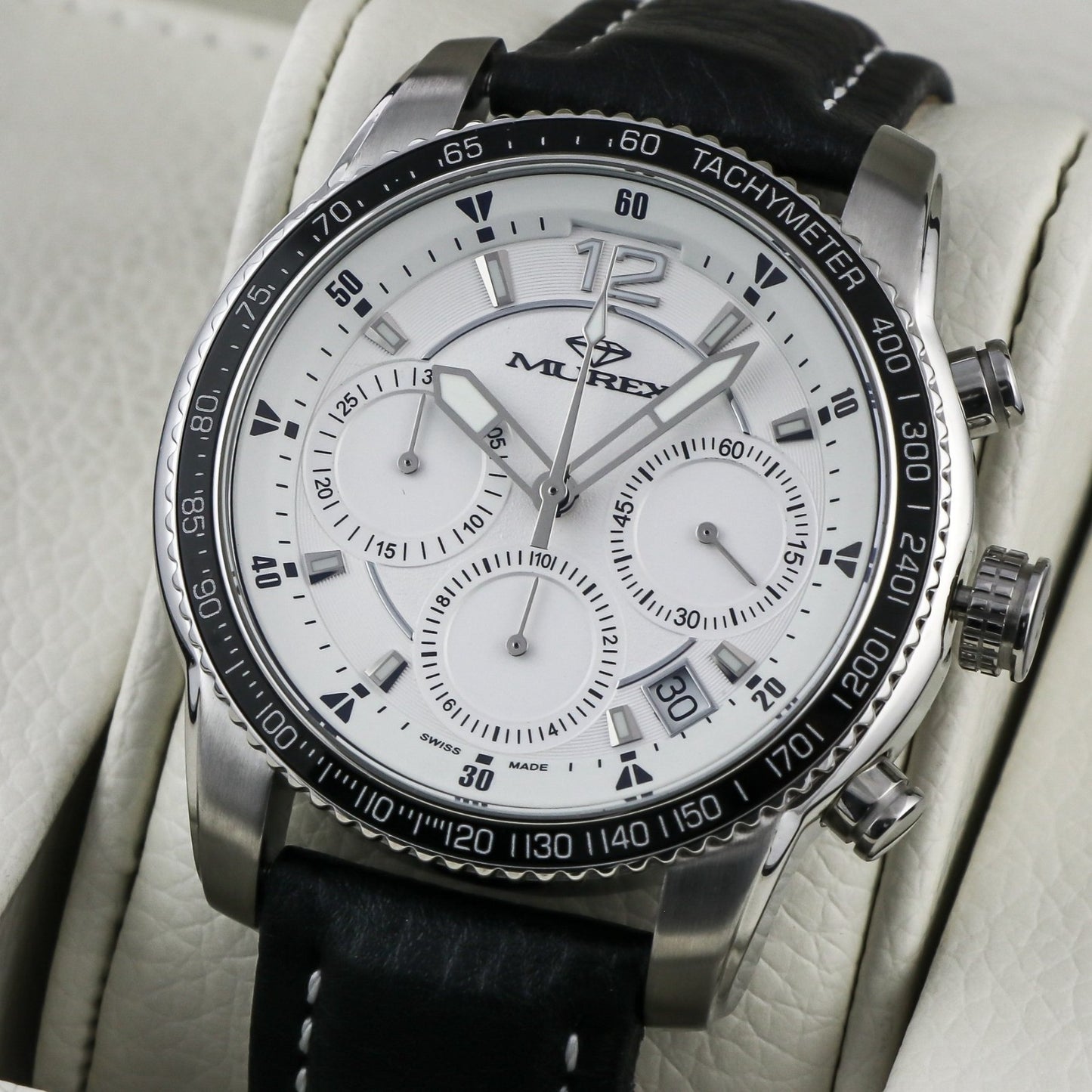 Murex • Swiss Chronograph Watch • Stainless Steel • Quartz • 45mm • MUC540