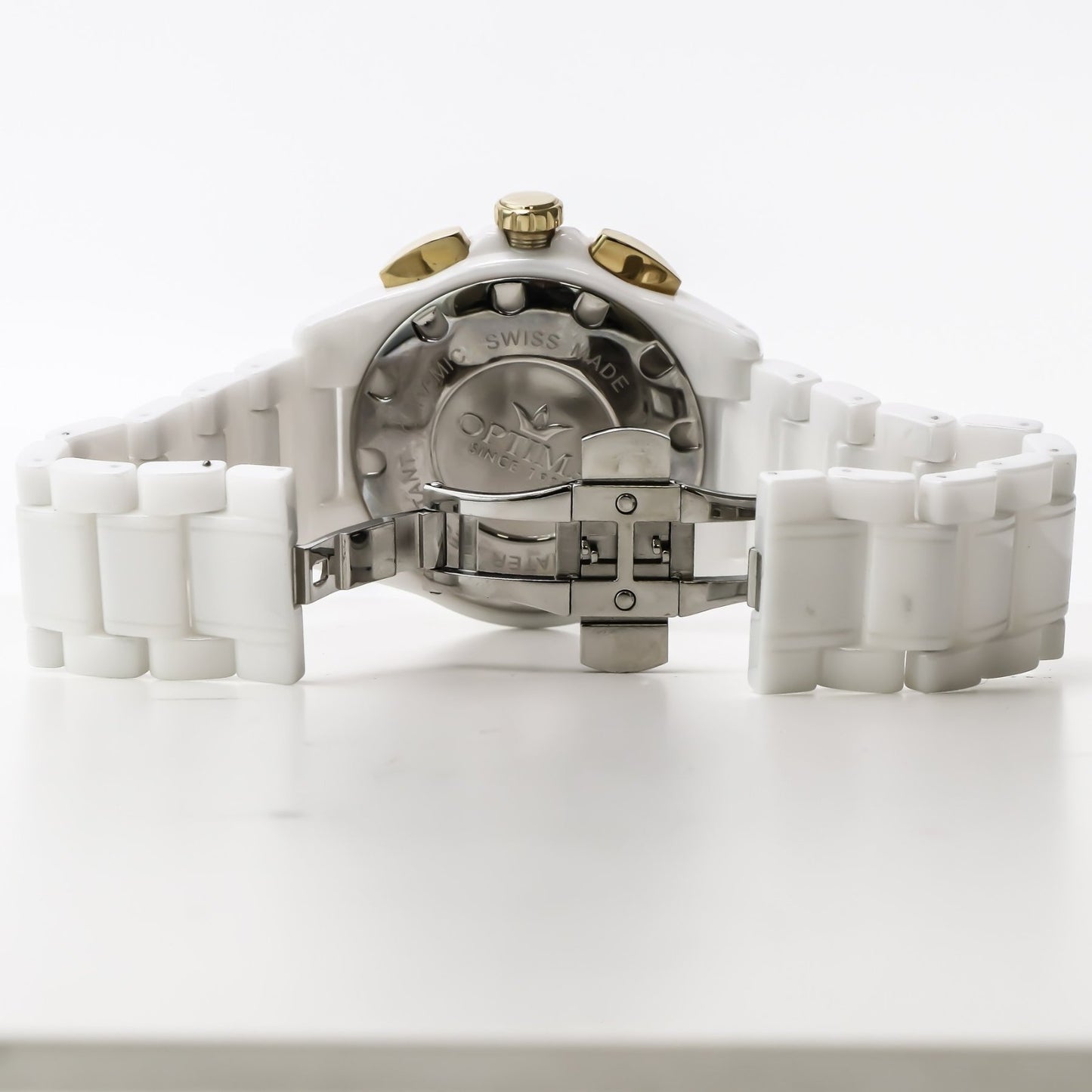 Optima • Swiss Chronograph Watch • Stainless Steel • 43mm • Quartz • 5ATM