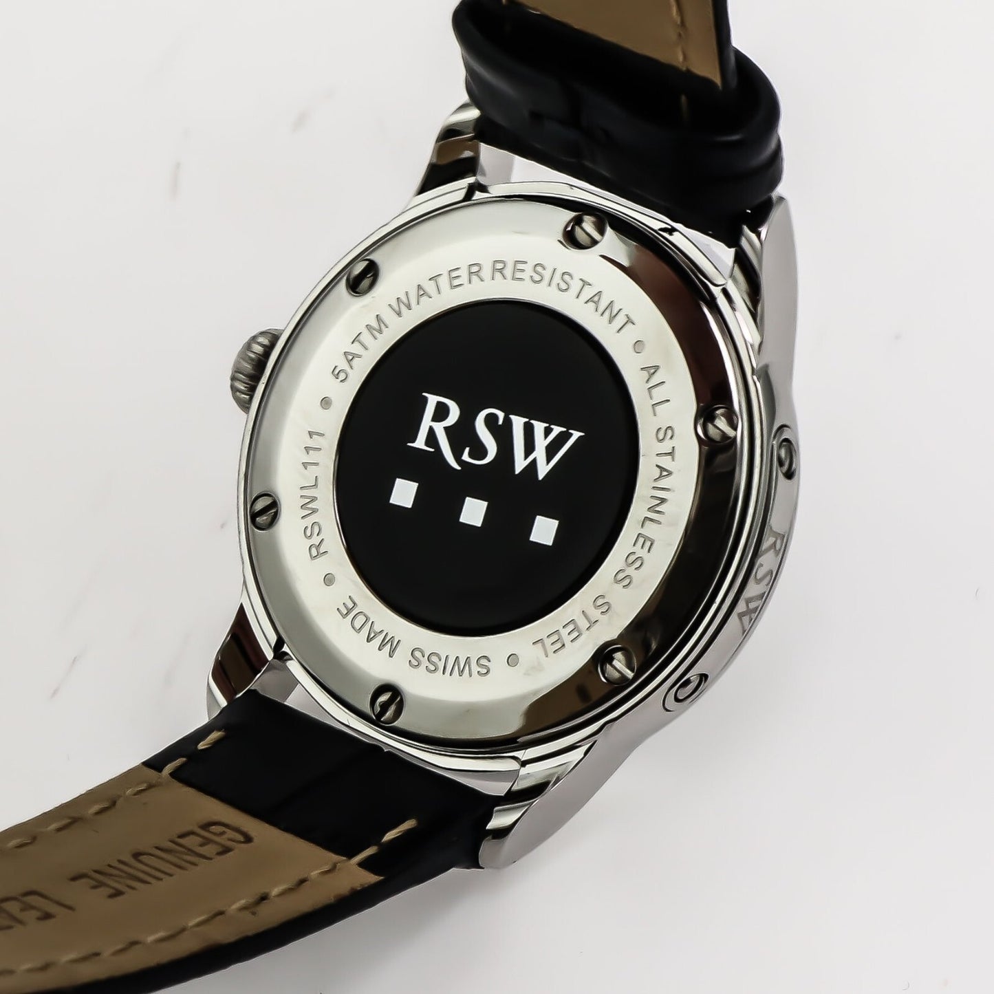 RSW • Swiss Watch • Stainless Steel • 33.90mm • Quartz • 5ATM • RSWL111