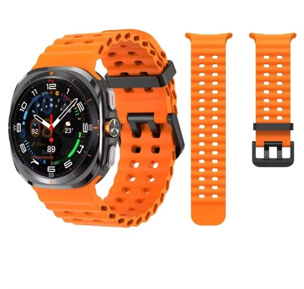 Breathable Silicone Sport Band • Compatible w Samsung Galaxy Watch 7 Ultra 47mm