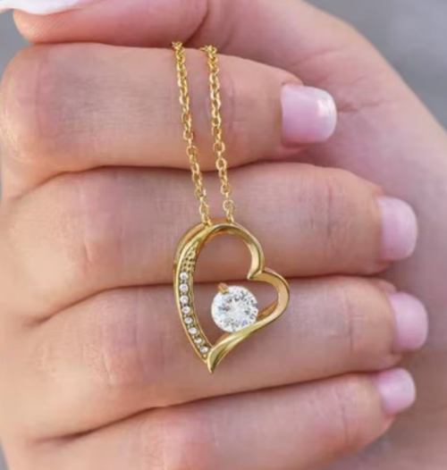 Heart Classic Zircon • Forever Love • Stainless Steel Jewelry Necklace