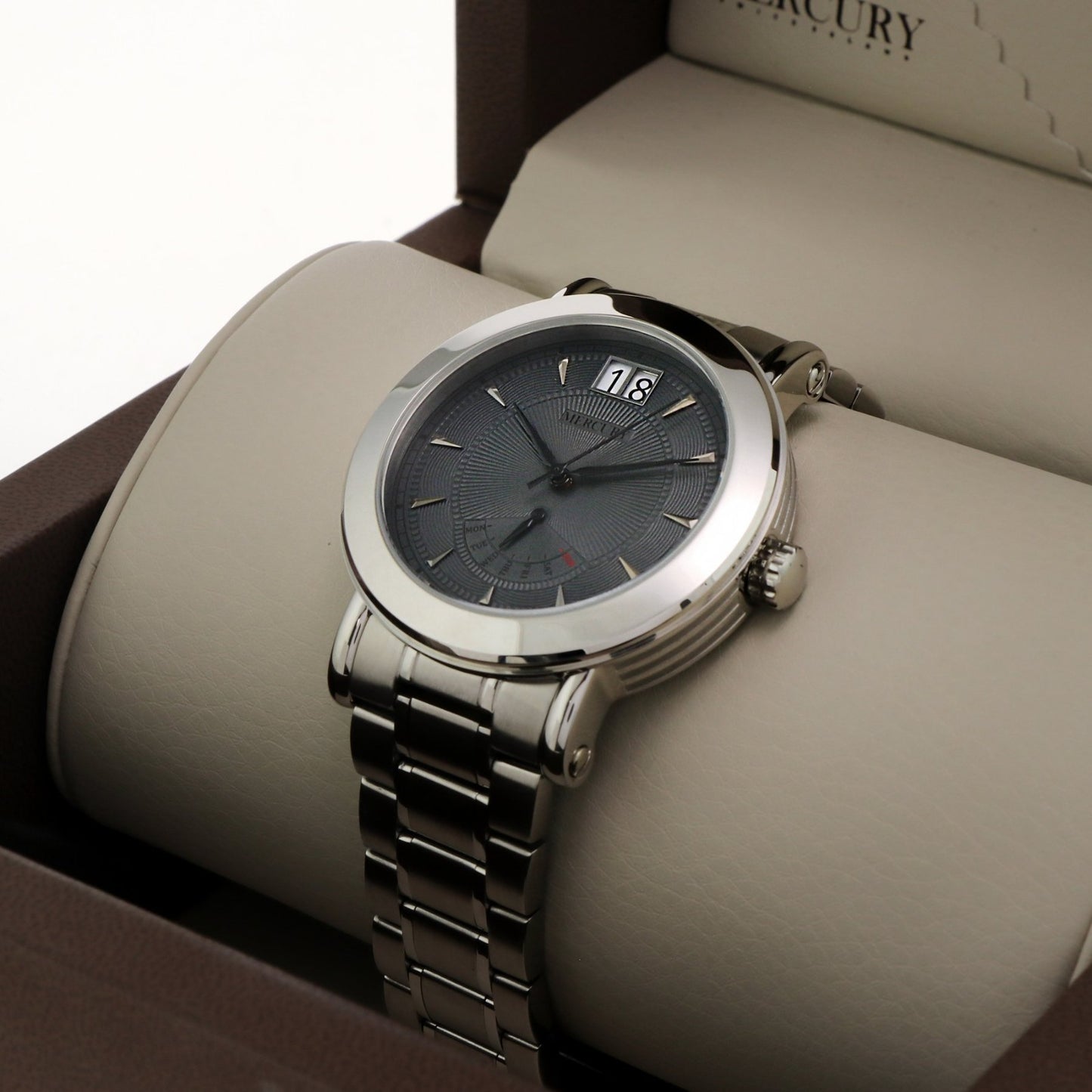 Mercury • Swiss Chronograph Watch • Stainless Steel Quartz • 45mm • 5ATM • ME290