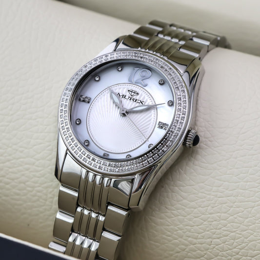 Murex • Swiss Diamond Watch • 126 SI Real White Diamonds 0.7ct • 36mm • MUL536