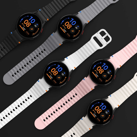 Sport Watch Band • Samsung Galaxy Watch Compatible • Wavy Design Silicone