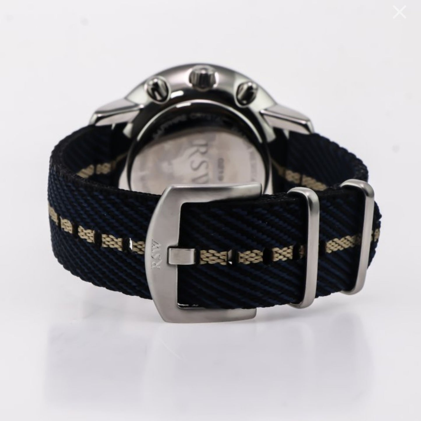 RSW • Swiss Chronograph Watch • Stainless Steel • 45mm • Quartz • 3ATM • RSW4130