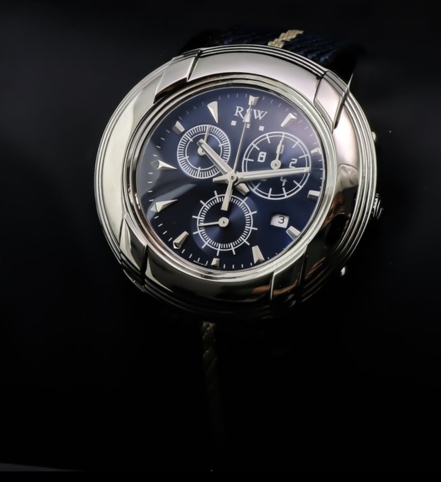 RSW • Swiss Chronograph Watch • Stainless Steel • 45mm • Quartz • 3ATM • RSW4130