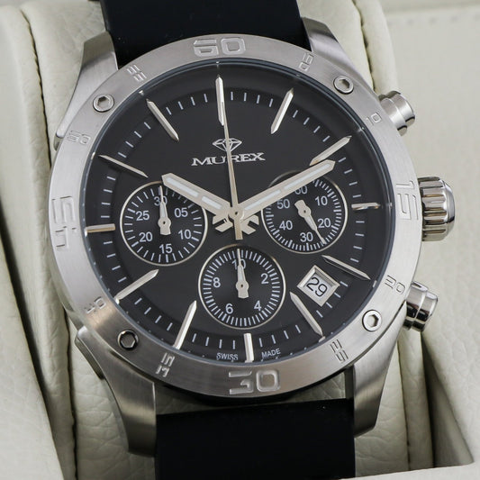 Murex • Swiss Chronograph Watch • Stainless Steel • Quartz • 46mm • MUC569