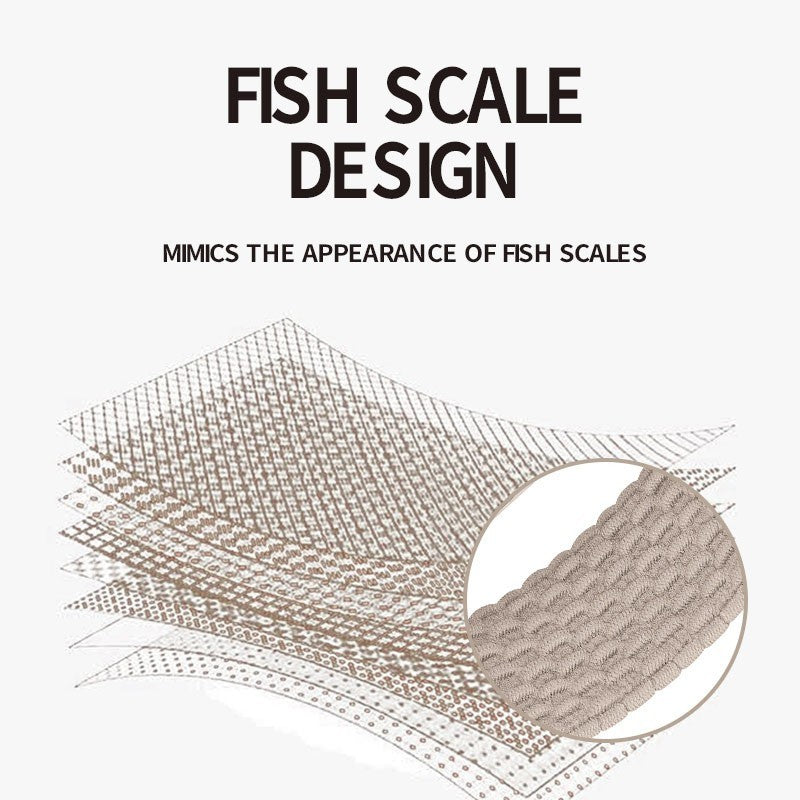 Watch Band • Apple Watch Compatible • Scale Pattern • Nylon Adjustable Elastic