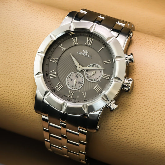 Optima • Swiss Watch • Stainless Steel • 45mm • Quartz • 5ATM • OSC299