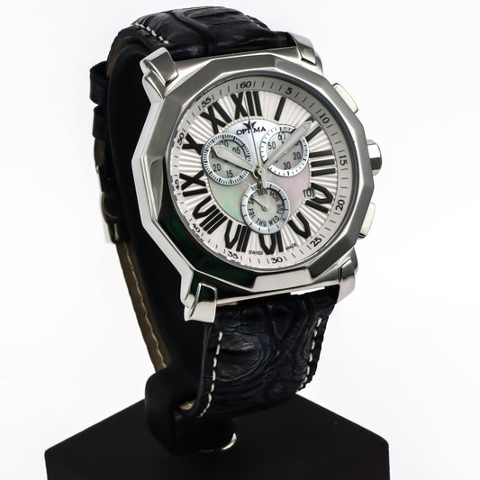 Optima • Swiss Chronograph Watch • Stainless Steel • 43 mm • Quartz • OSC248