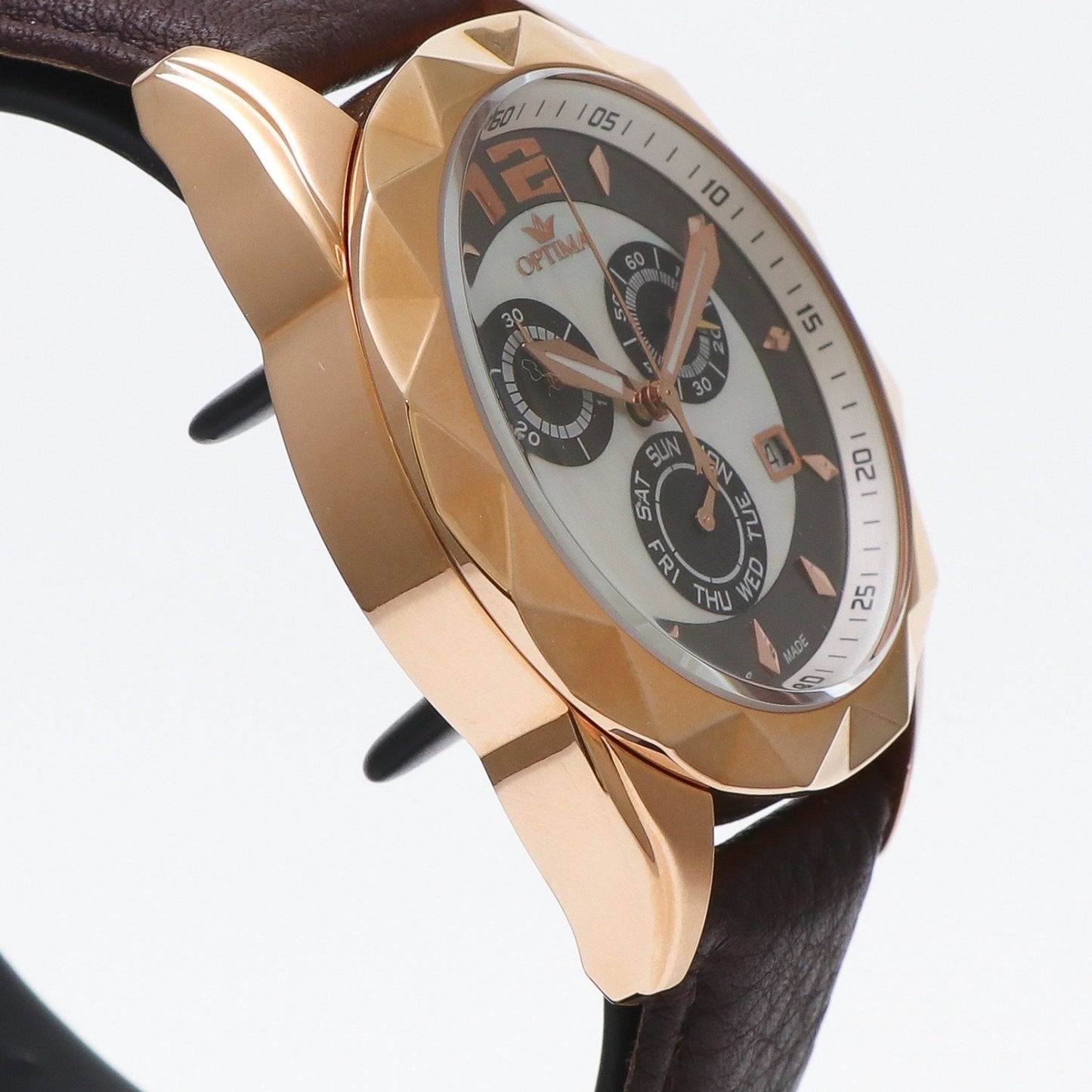 Optima • Swiss Chronograph Watch • Stainless Steel • 44mm • Quartz • OSC268