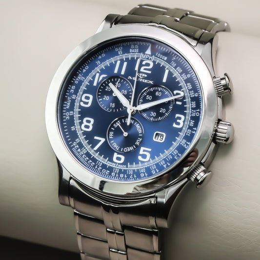 Murex • Swiss Chronograph Watch • Stainless Steel • Quartz • 47mm • MUC533