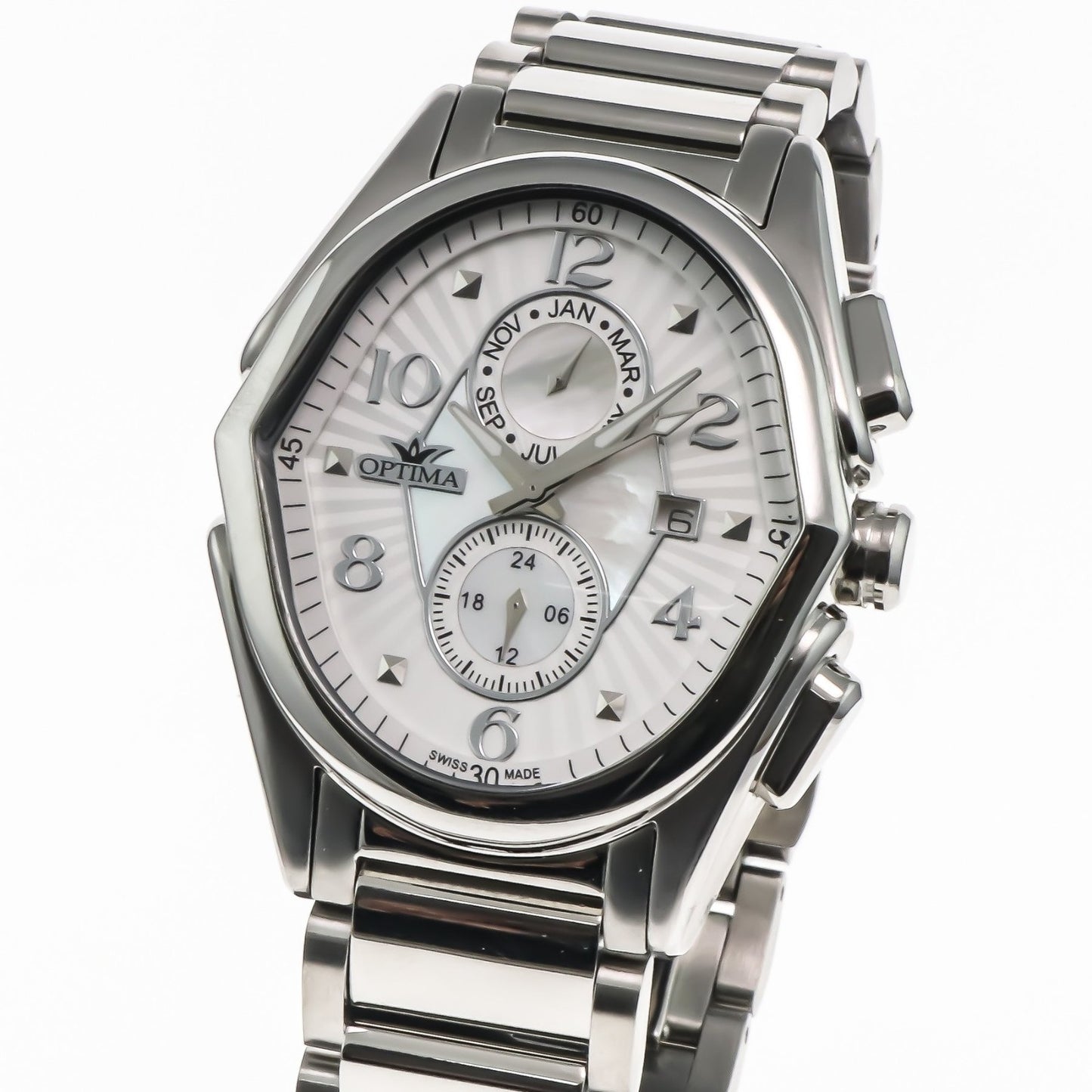 Optima • Swiss Multifunction Watch • Stainless Steel • Quartz • 5ATM • OSC272