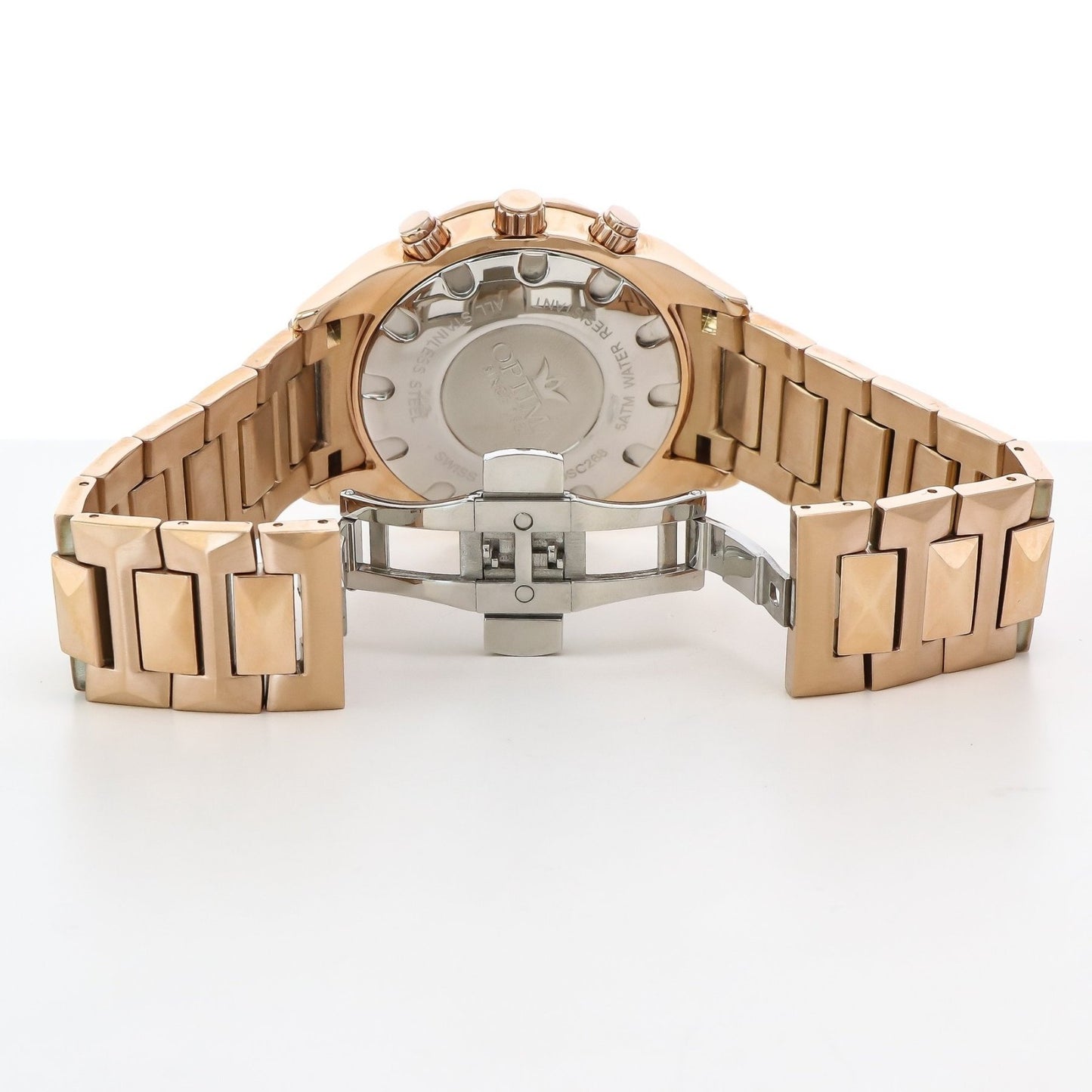 Optima • Swiss Chronograph Watch • Stainless Steel • 44mm • Quartz • OSC268