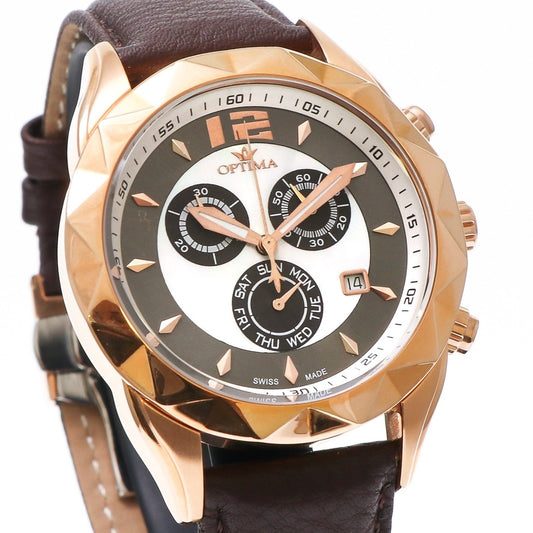 Optima • Swiss Chronograph Watch • Stainless Steel • 44mm • Quartz • OSC268