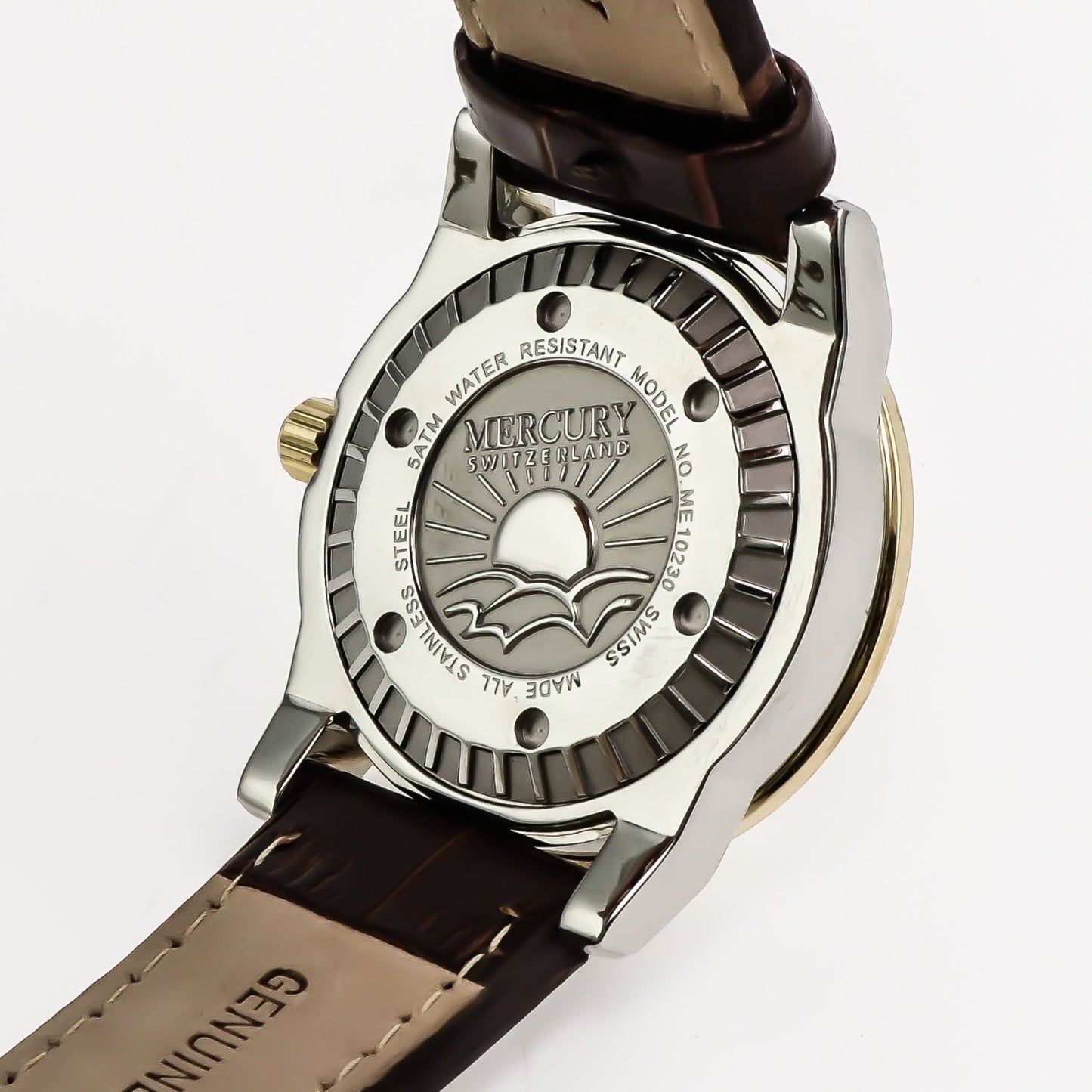 Mercury • Swiss Watch • Stainless Steel PVD Gold Quartz • 36mm • 5ATM • ME10230