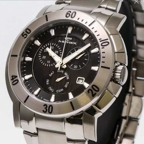 Murex • Swiss Chronograph Watch • Stainless Steel Quartz • 48mm • 5ATM • MUC578