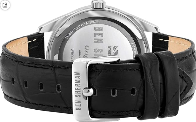 Ben Sherman Men Watch • Stainless Steel • 43mm • Quartz • 3ATM • WB039UB