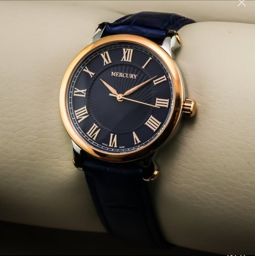 Mercury • Swiss Watch • Stainless Steel & Rose Gold Quartz • 36mm • 5ATM ME385