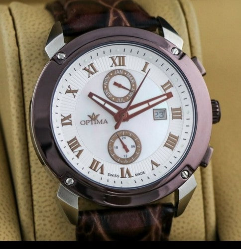 Optima • Swiss Chronograph Watch • OSC241-SCL-7 • Dual Time • Day Date